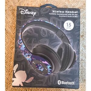 Disney Lilo & Stitch Wireless Bluetooth Over-Ear Headset Foldable – New in Box